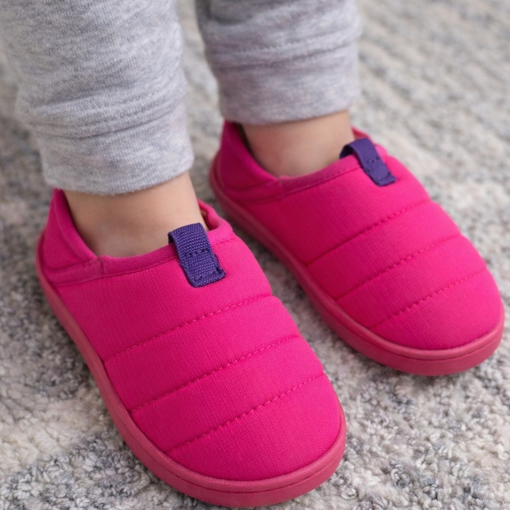 Kids Pink Slip-On Shoes